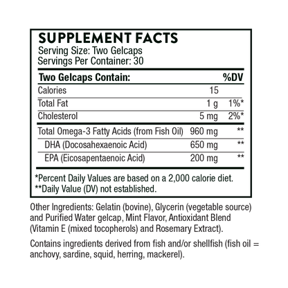 Advanced DHA - Brain & Cardiovascular Health Support