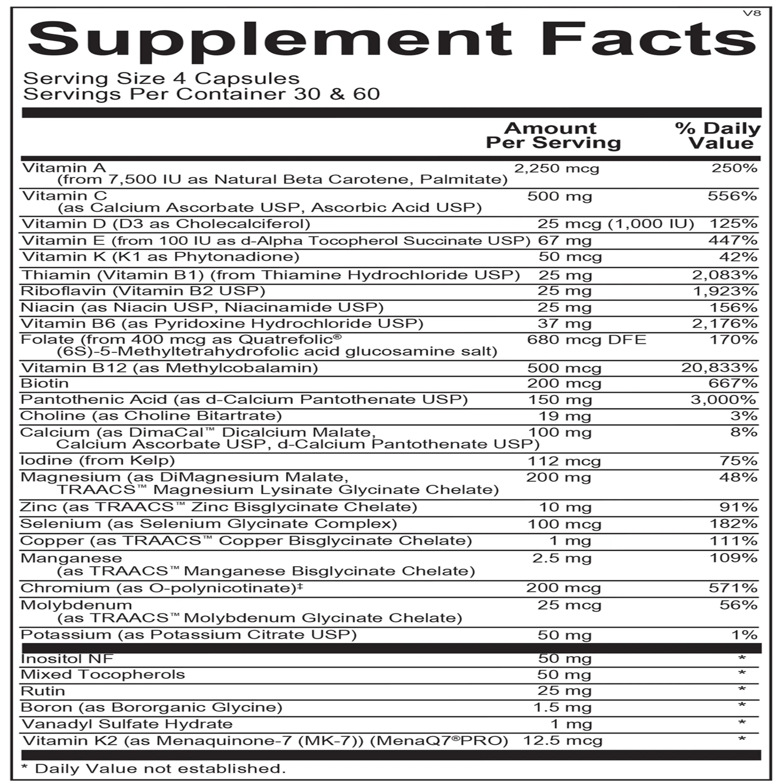 Alpha Base Capsules without Iron - Melcon's Pharmacy
