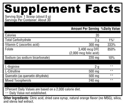 AngiNOX™ Orange – Nitric Oxide Support for Circulation, Performance, and Cognitive Health