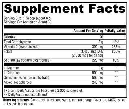 AngiNOX™ Orange – Nitric Oxide Support for Circulation, Performance, and Cognitive Health
