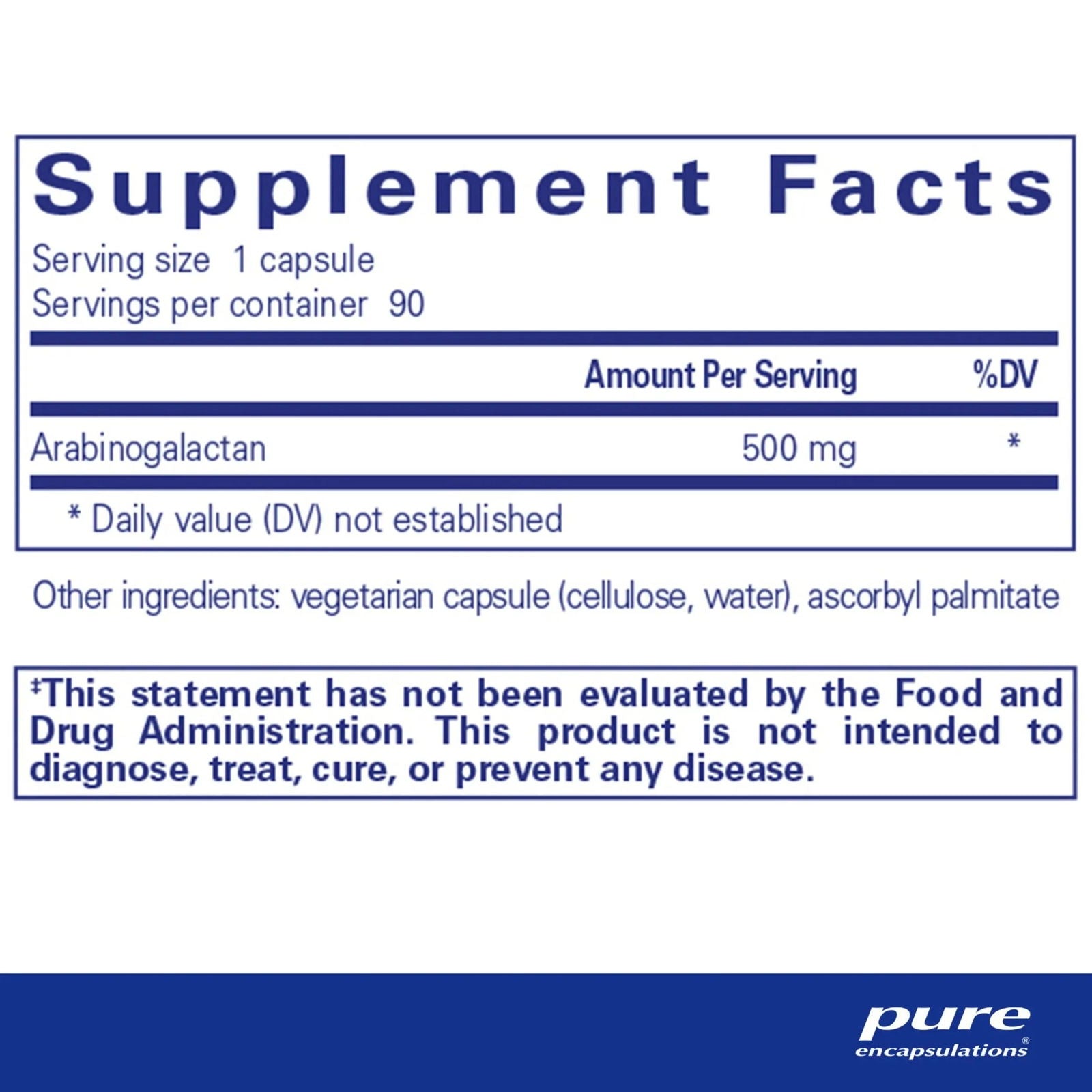 Arabinogalactan 90's - ROCK RIDGE PHARMACY