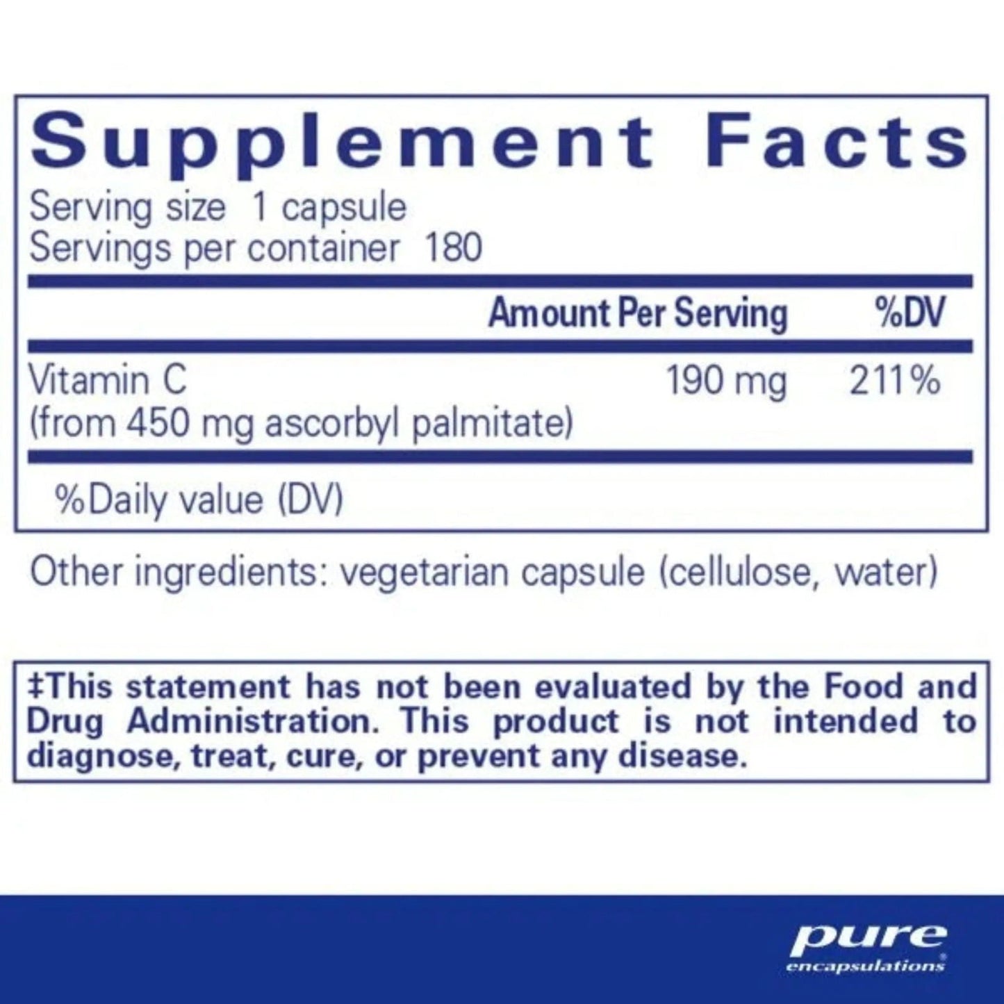 Ascorbyl Palmitate 180's - ROCK RIDGE PHARMACY