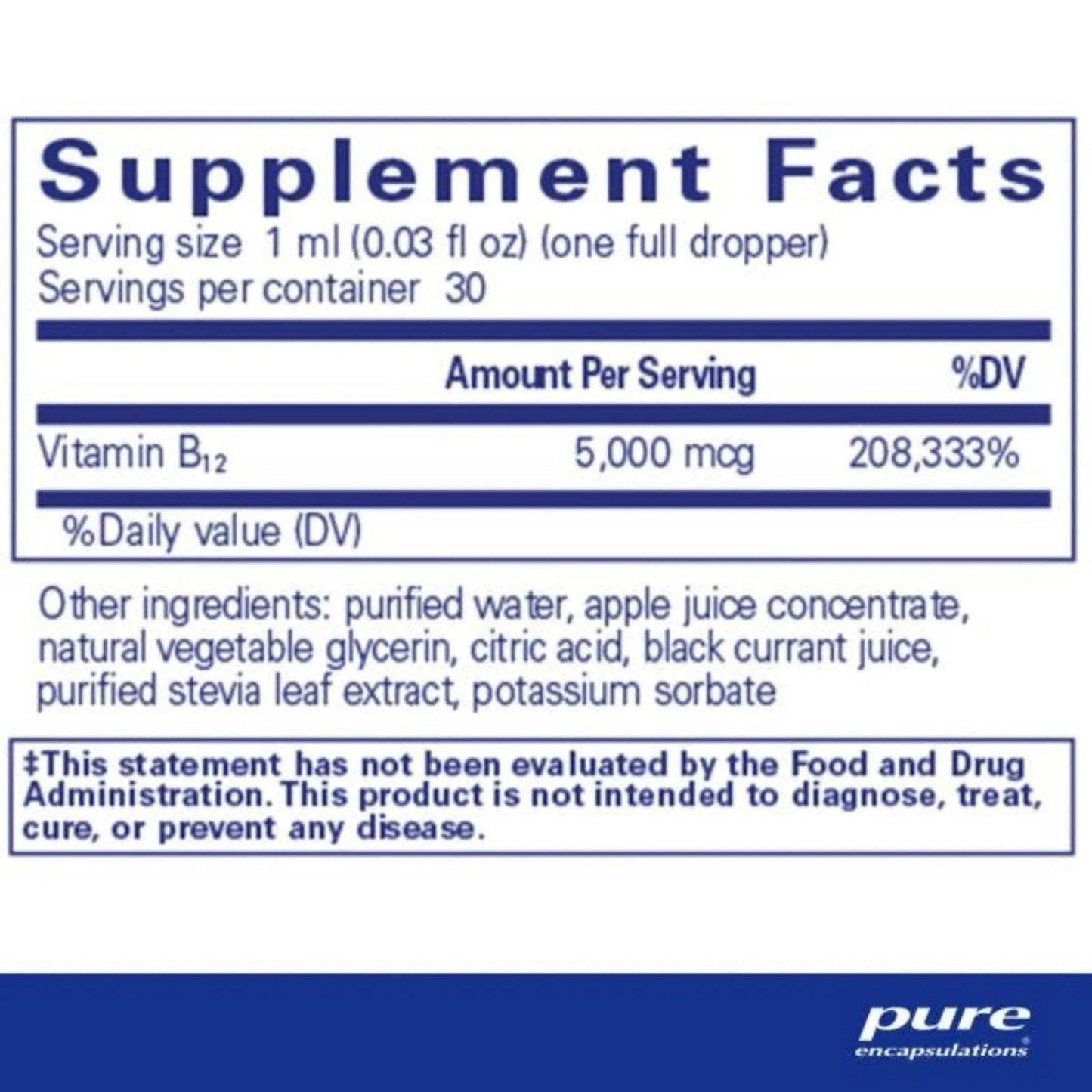 B12 5,000 liquid - ROCK RIDGE PHARMACY