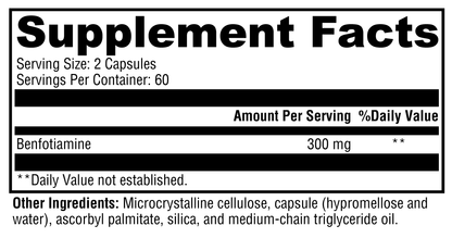 Benfotiamine – Advanced Support for Thiamin Status, Vascular Health, and Nerve Function