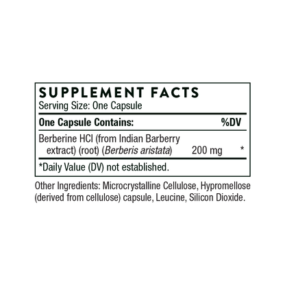 Berberine - 200 mg (formerly Berbercap) - ROCK RIDGE PHARMACY