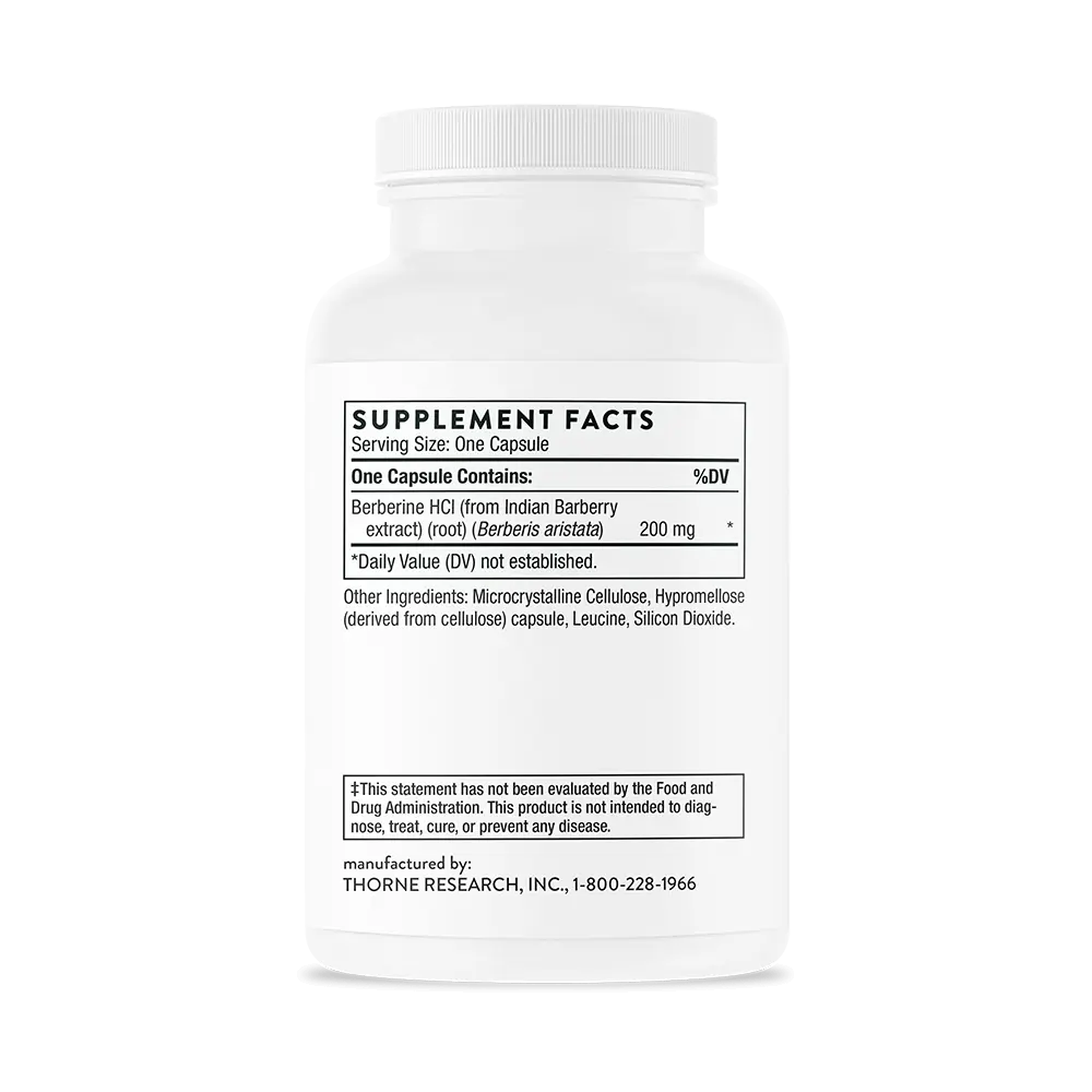 Berberine - 200 mg (formerly Berbercap) - ROCK RIDGE PHARMACY