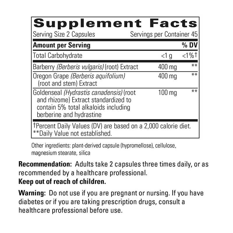 Berberine Complex - Melcon's Pharmacy