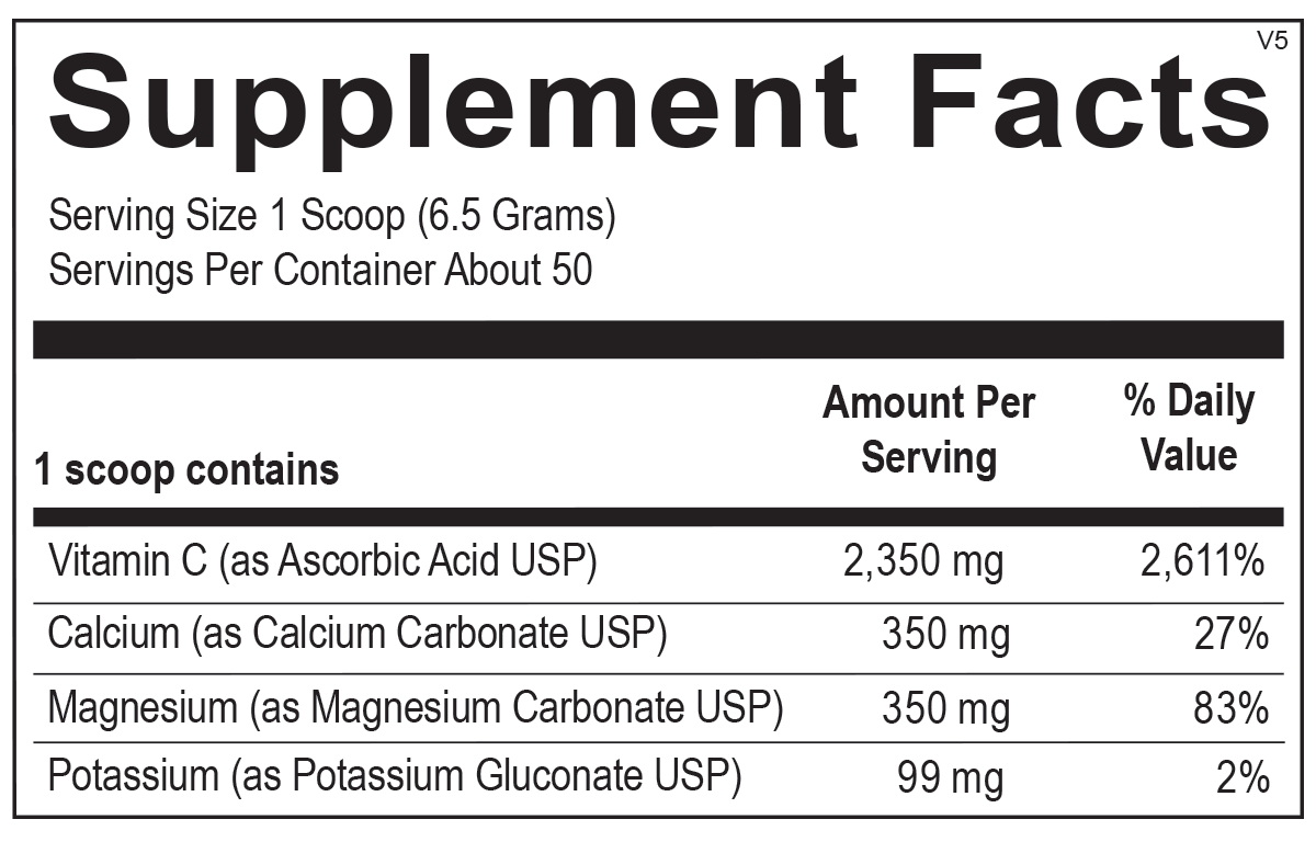 Buffered Lemon C Powder - Melcon's Pharmacy