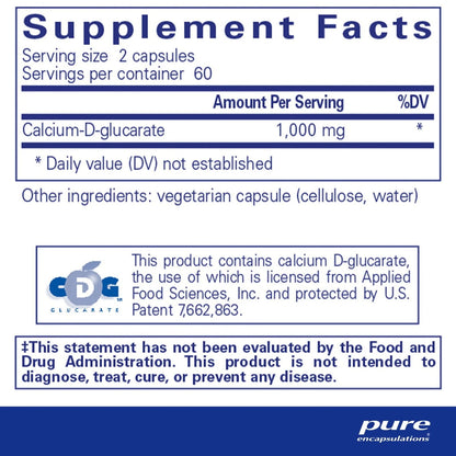 Calcium D-Glucarate Supplement
