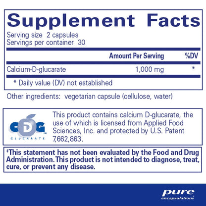 Calcium D-Glucarate Supplement