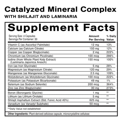 Dr. Shade's Catalyzed Mineral Complex with Shilajit and Laminaria