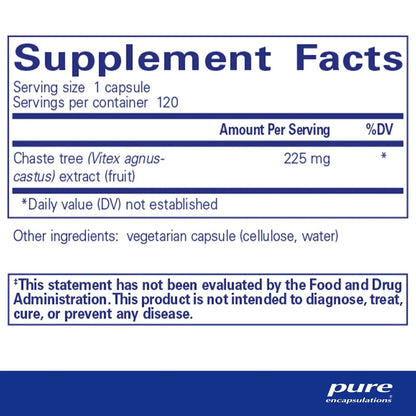 Chaste Tree Vitex Supplement