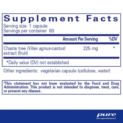 Chaste Tree Vitex Supplement