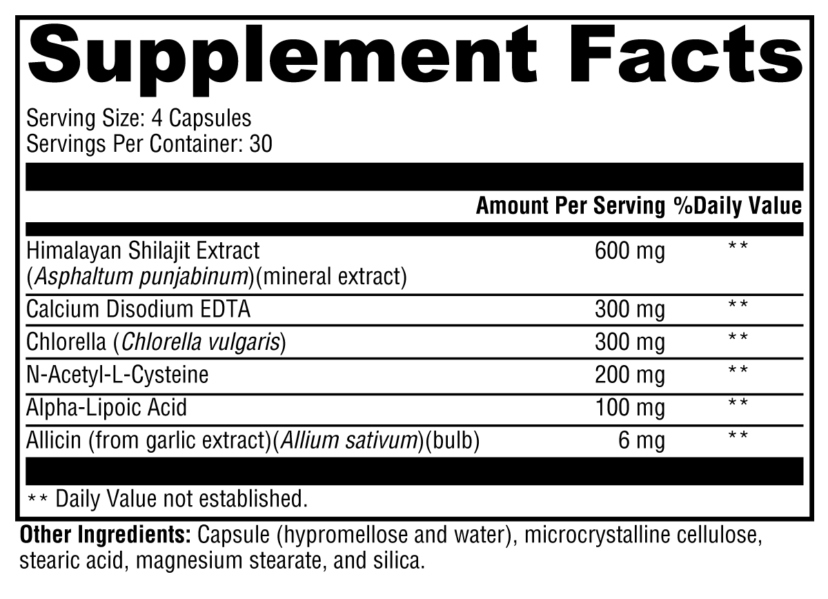CheleX™ – Detoxification and Oxidative Stress Protection Formula