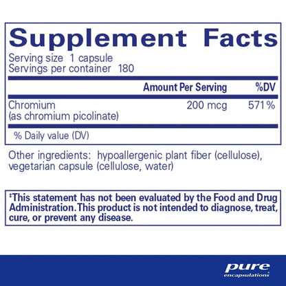 Chromium Picolinate 200mcg