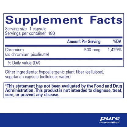 Chromium Picolinate 500mcg