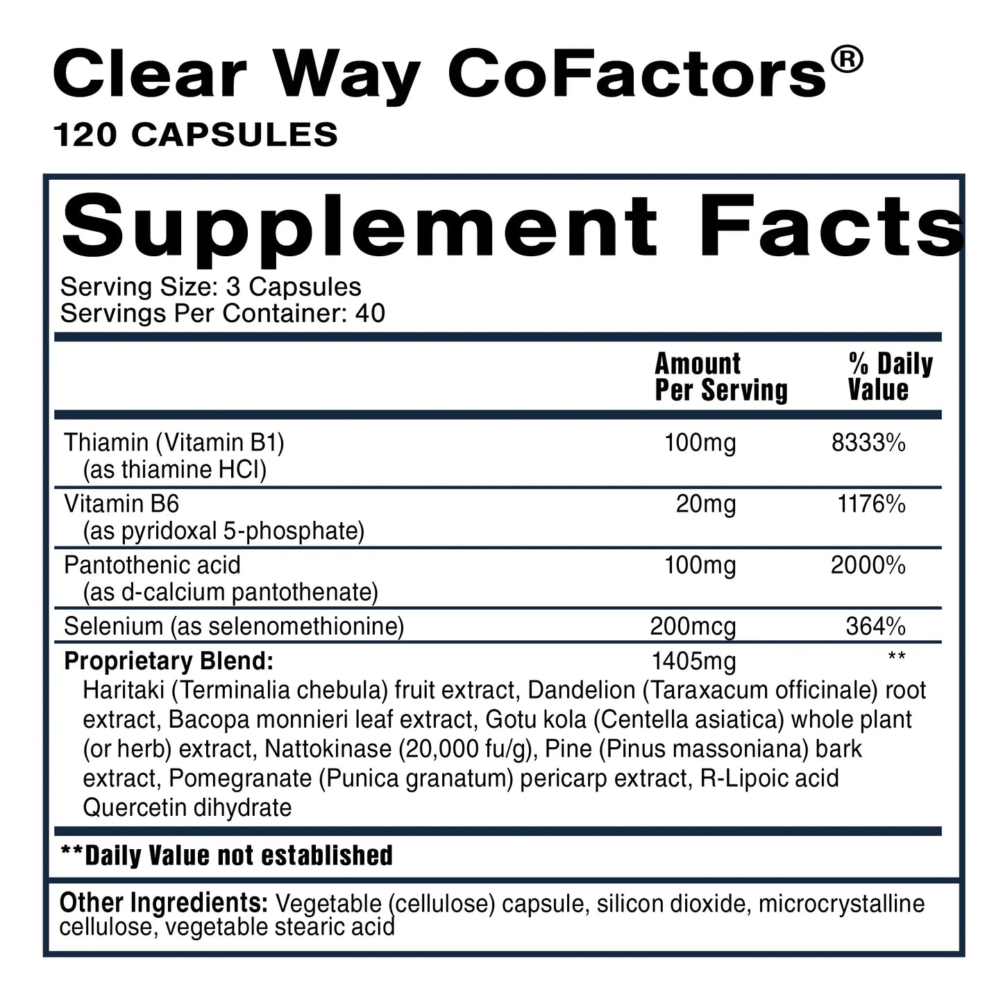 Clear Way Cofactors®
