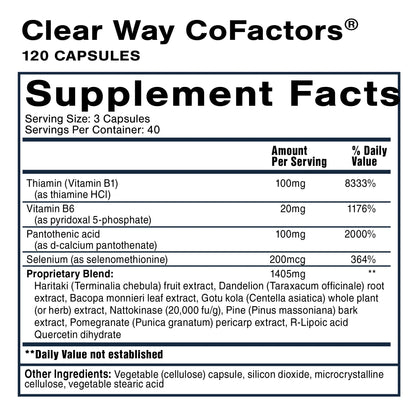 Clear Way Cofactors®