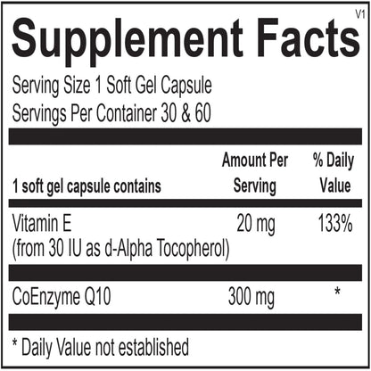 CoQ-10 300 MG - Melcon's Pharmacy