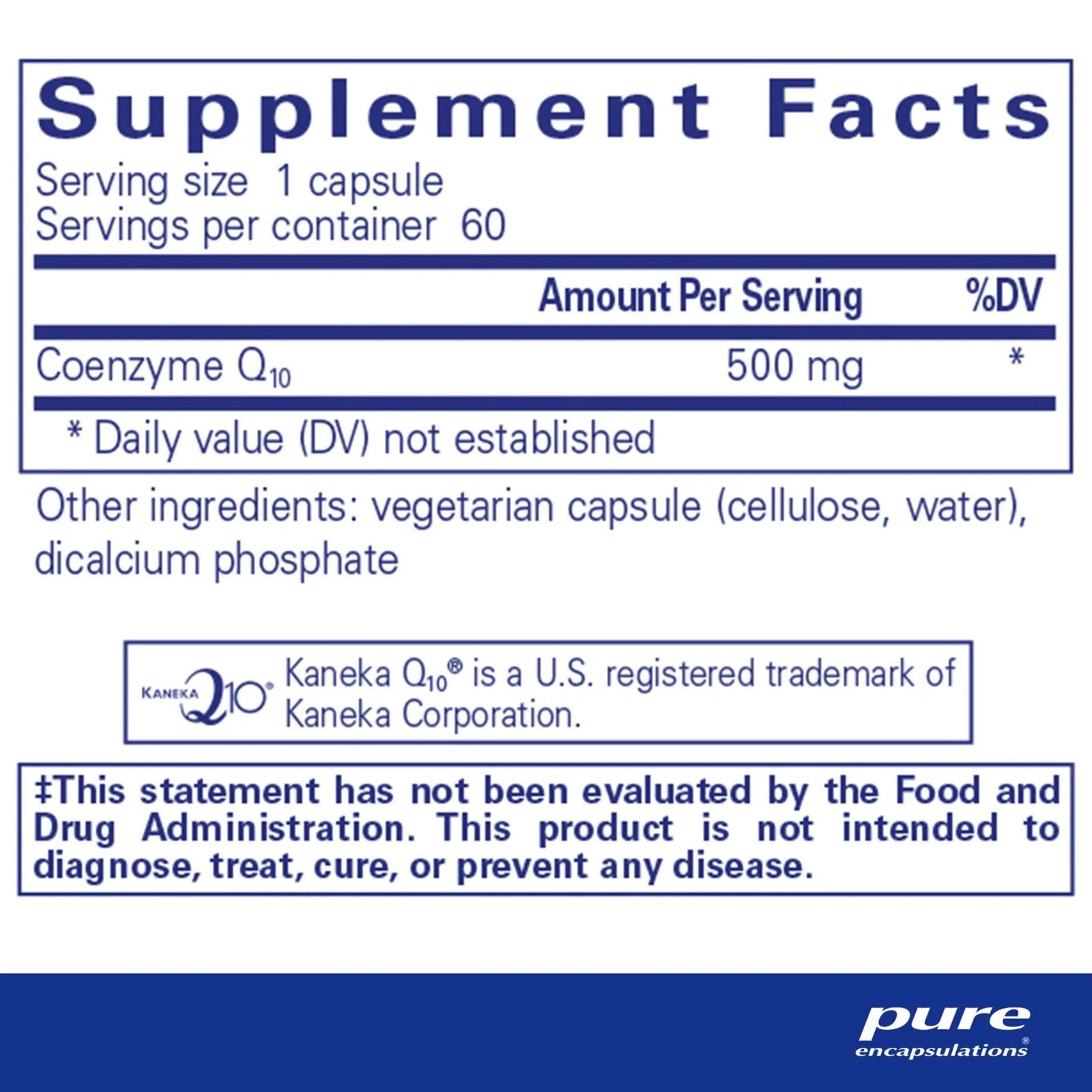 CoQ10 - 500 Mg - ROCK RIDGE PHARMACY