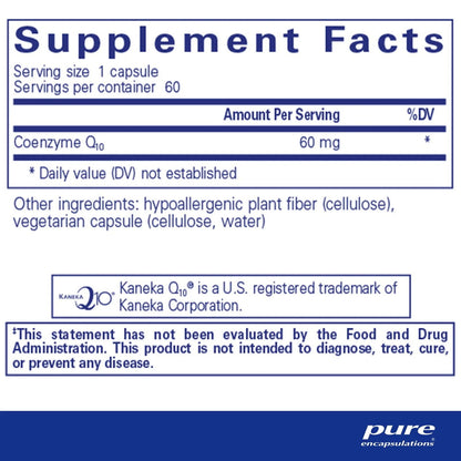 CoQ10 60mg Supplement
