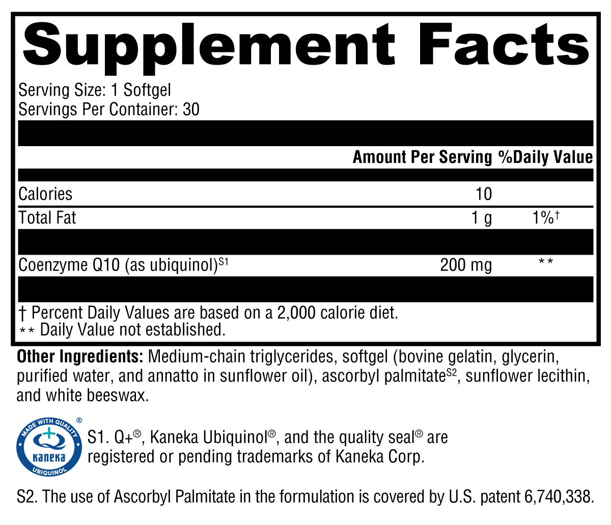 CoQmax™ Ubiquinol 200 mg – High-Potency Antioxidant and Cellular Energy Support