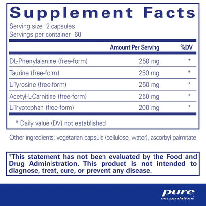 Cognitive Aminos 120's - ROCK RIDGE PHARMACY