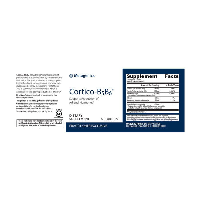 Cortico-B5B6 - ROCK RIDGE PHARMACY
