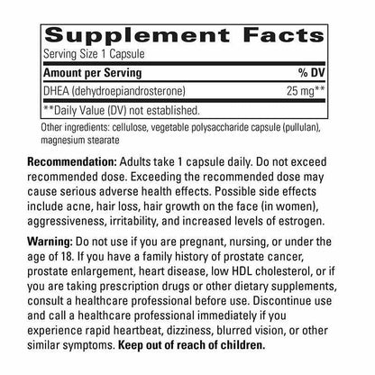 DHEA 25 Mg - ROCK RIDGE PHARMACY