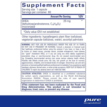 DHEA 25 mg - ROCK RIDGE PHARMACY