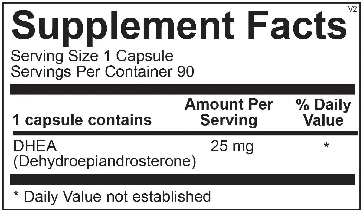 DHEA 25mg - Melcon's Pharmacy