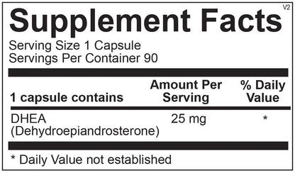 DHEA 25mg - Melcon's Pharmacy