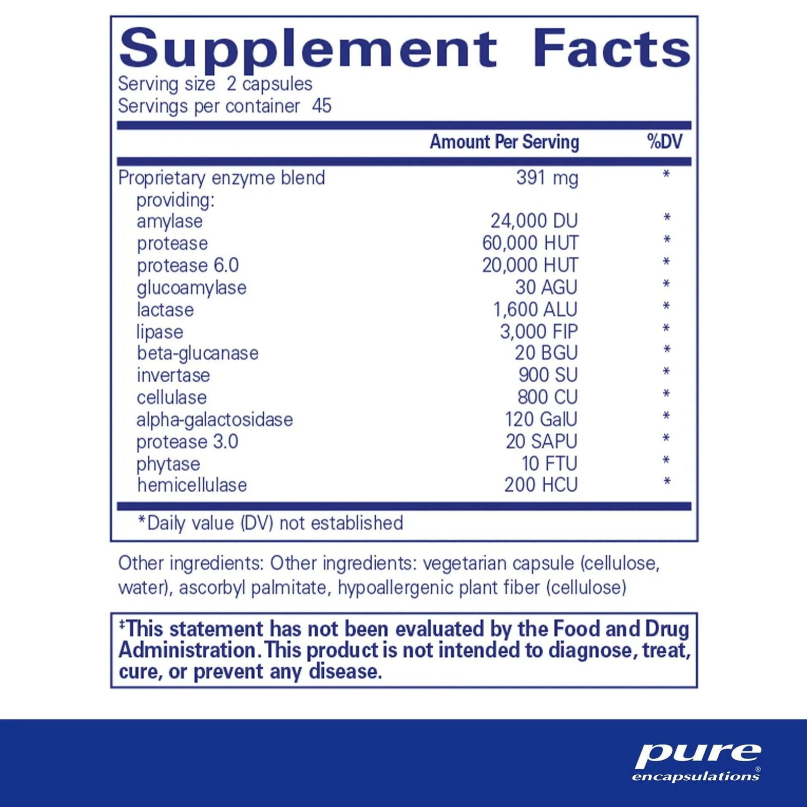 Digestive Enzymes Ultra - ROCK RIDGE PHARMACY