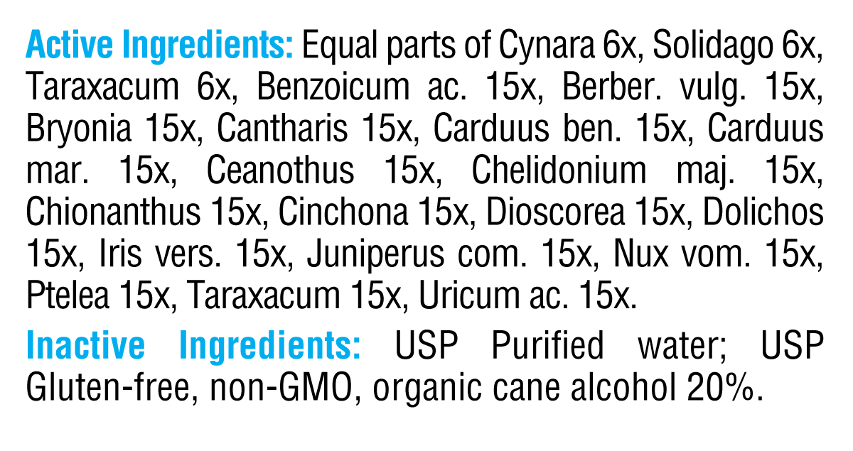 Drainage – Homeopathic Support for Detoxification and Excretory Function