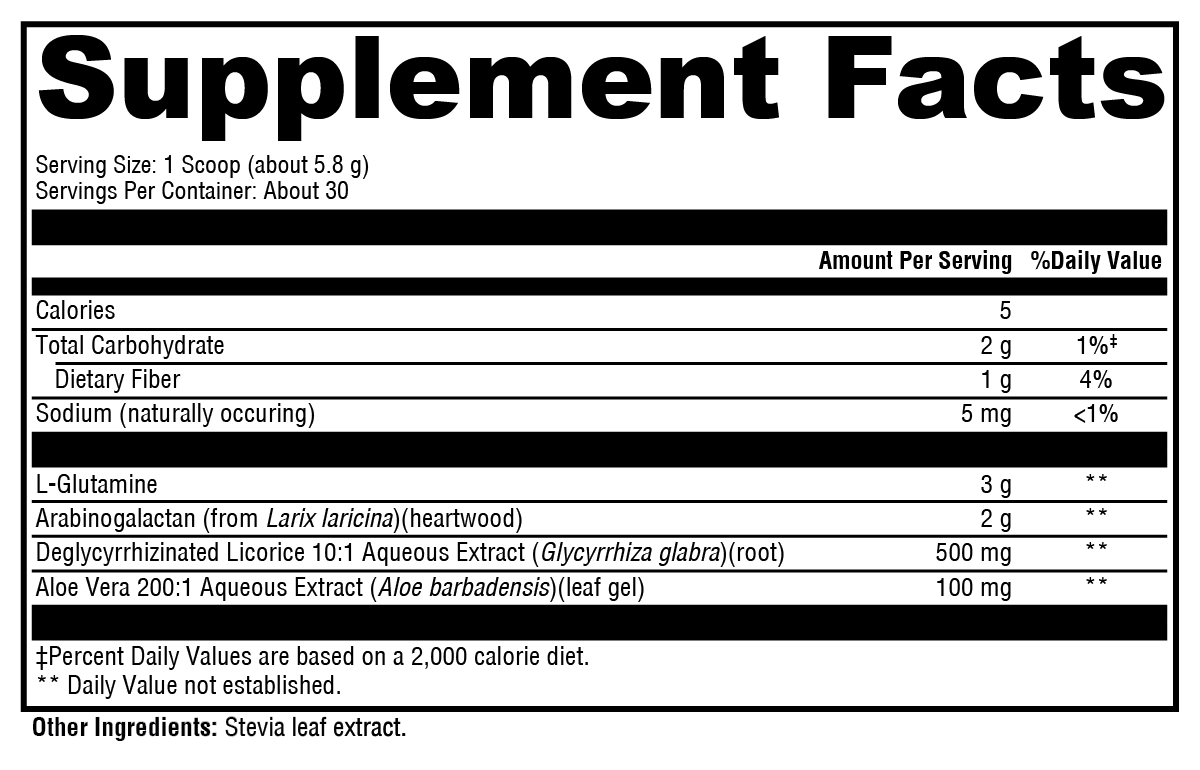 GlutAloeMine® – Advanced Gastrointestinal Support and Gut Flora Balance