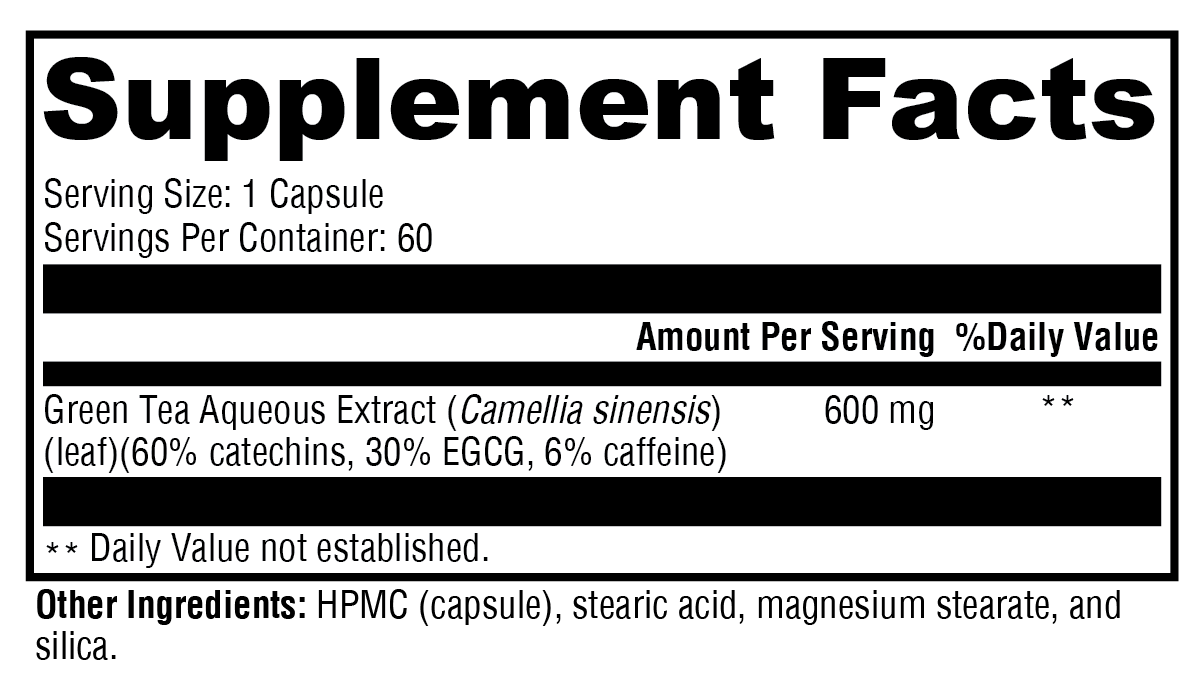 Green Tea 600™ – Antioxidant, Immune, and Detoxification Support