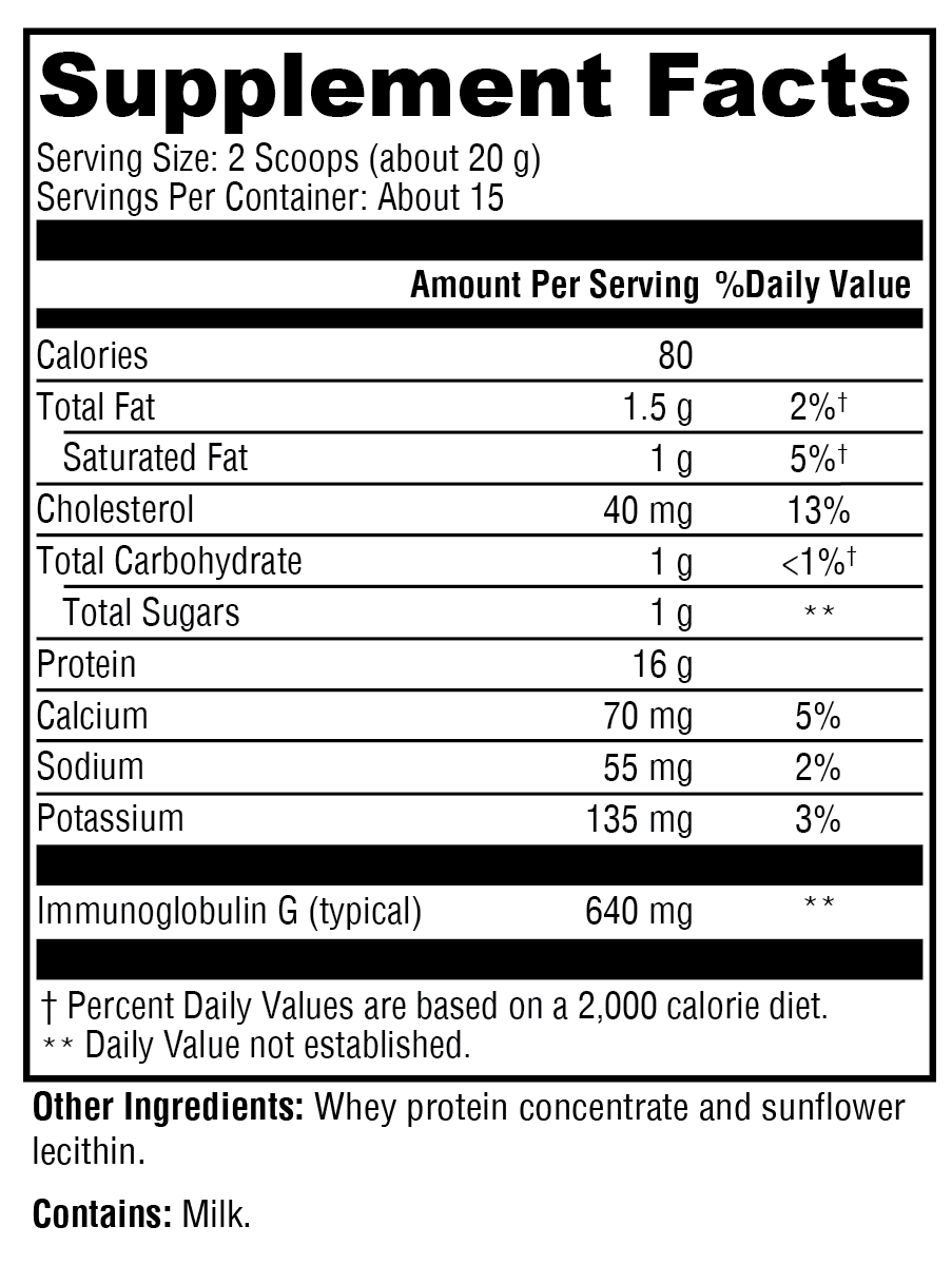 IgG Pure™ – Immune, Intestinal, and Lean Body Mass Support