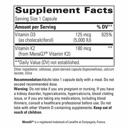 K2 + D3 - ROCK RIDGE PHARMACY