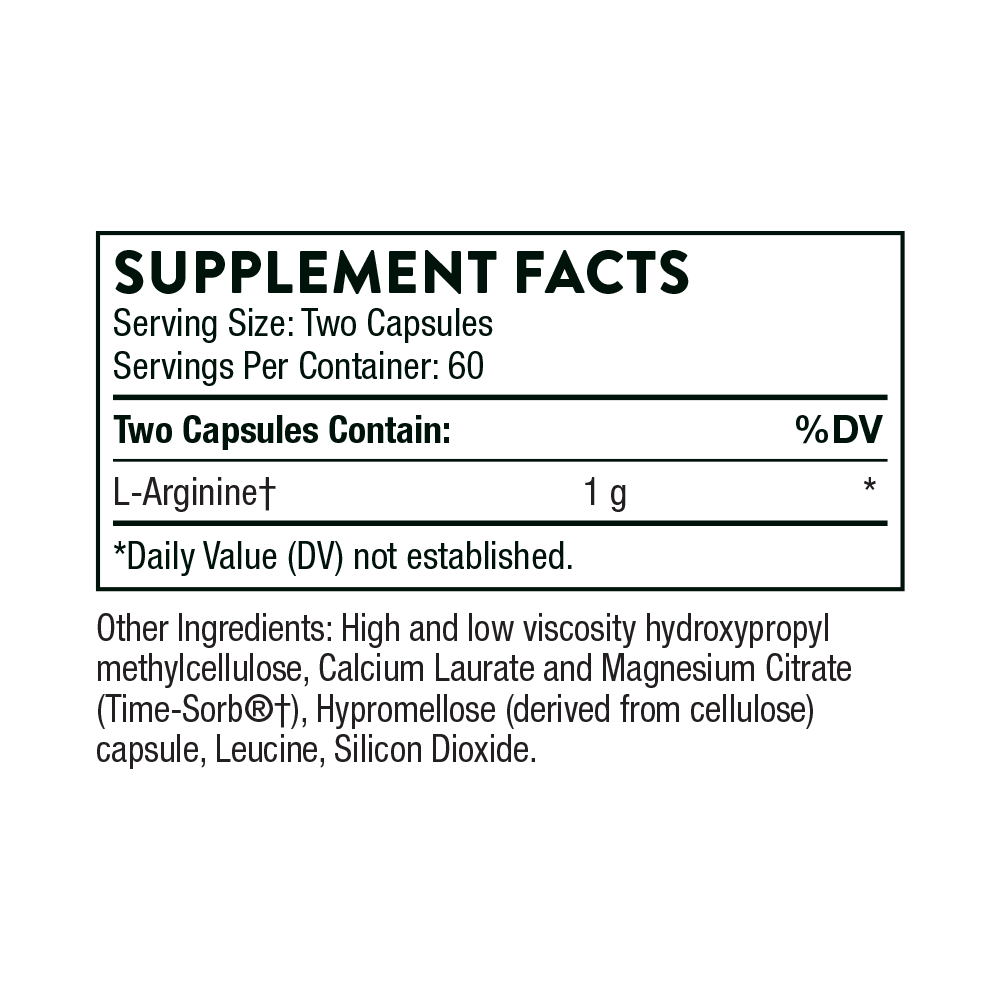 L-Arginine - SR (formerly Perfusia-SR) - ROCK RIDGE PHARMACY