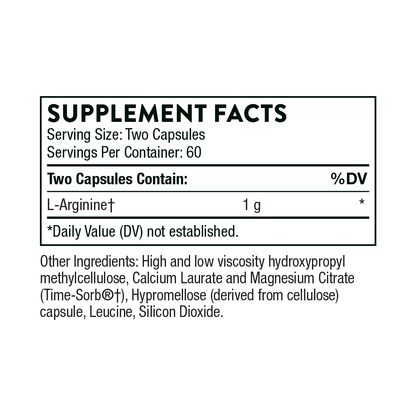 L-Arginine - SR (formerly Perfusia-SR) - ROCK RIDGE PHARMACY