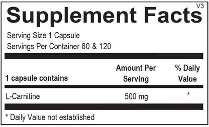 L-Carnitine - Melcon's Pharmacy