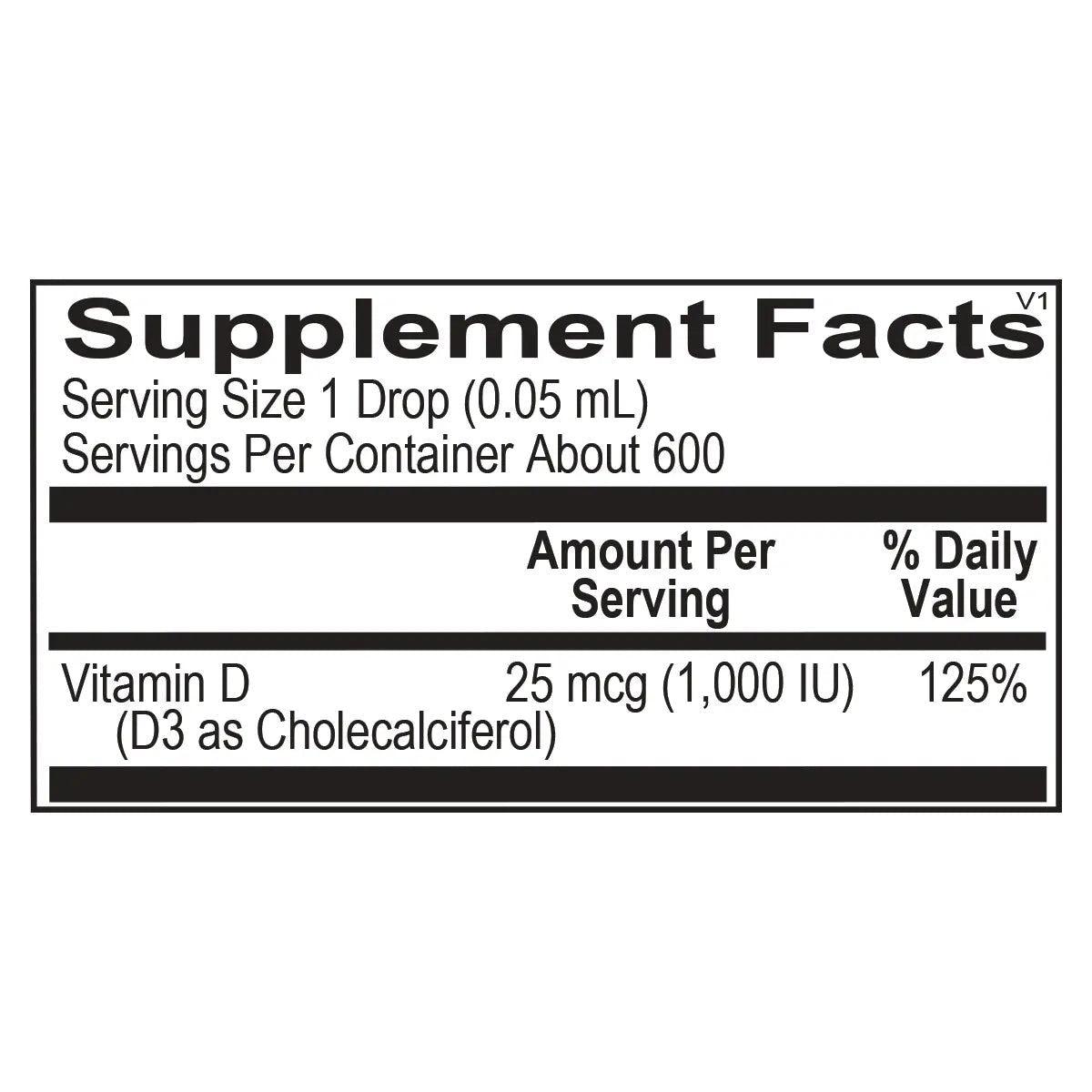 Liquid Vitamin D3 - Melcon's Pharmacy