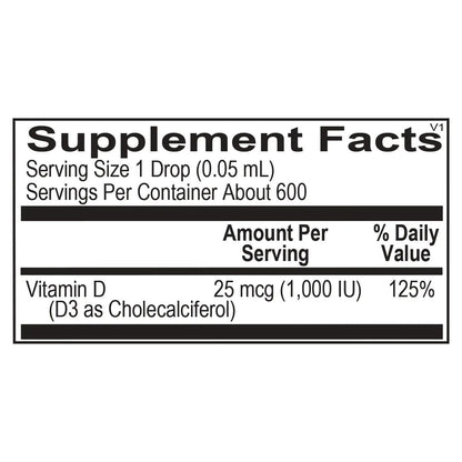 Liquid Vitamin D3 - Melcon's Pharmacy