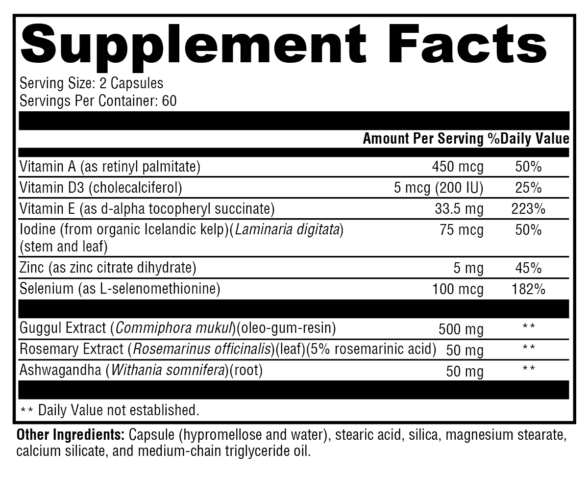MedCaps T3™ – Thyroid Function and Hormone Conversion Support