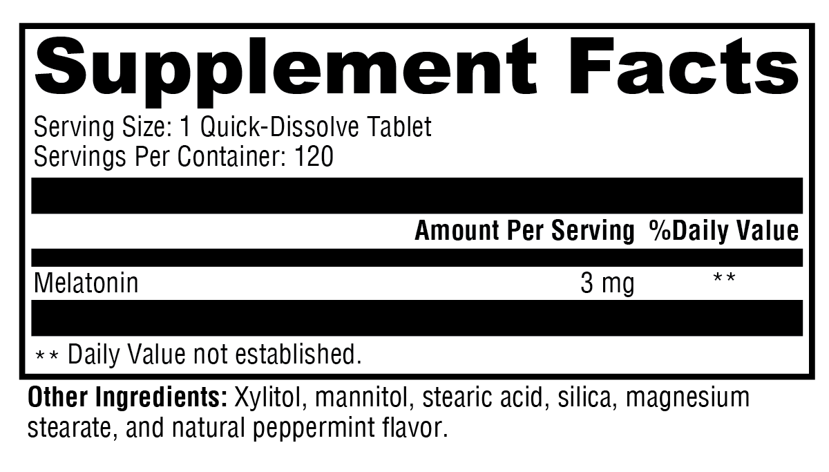 Melatonin Peppermint – Sleep, Antioxidant, and Immune Support