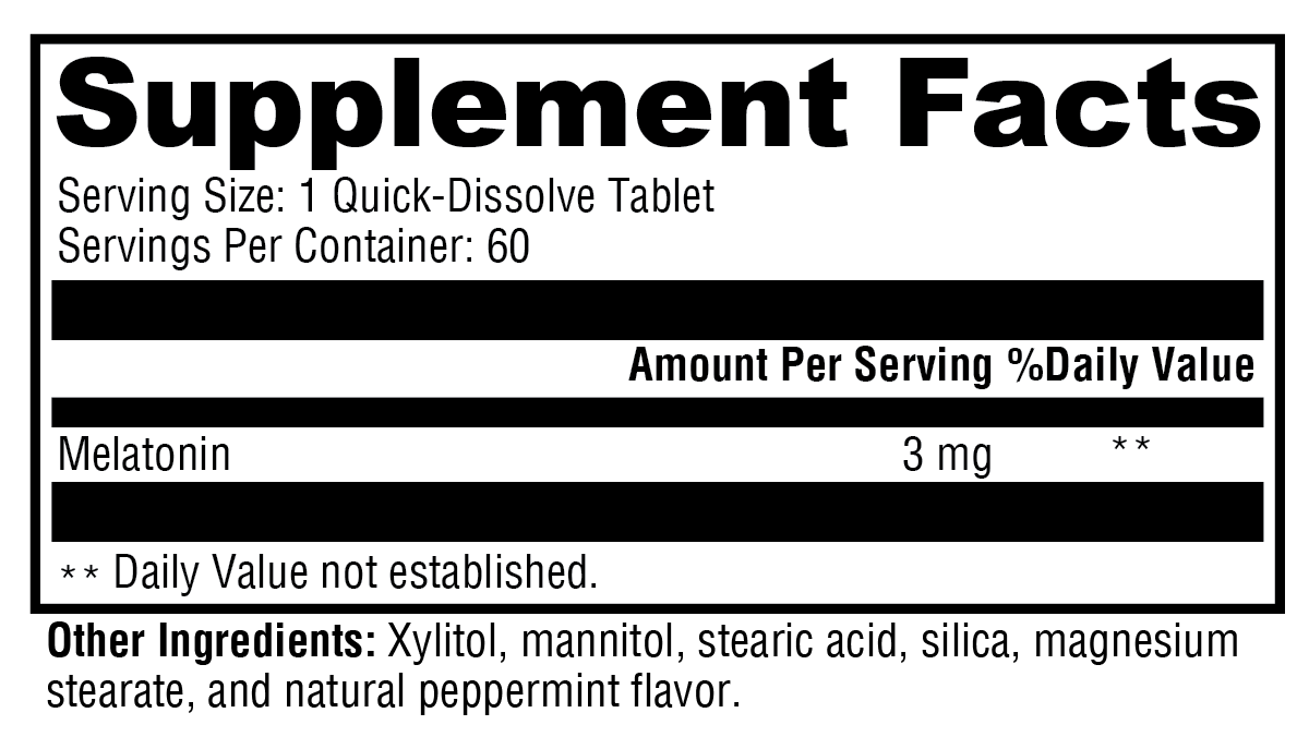 Melatonin Peppermint – Sleep, Antioxidant, and Immune Support