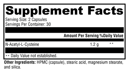 N-Acetyl-L-Cysteine (NAC) – Antioxidant and Detoxification Support