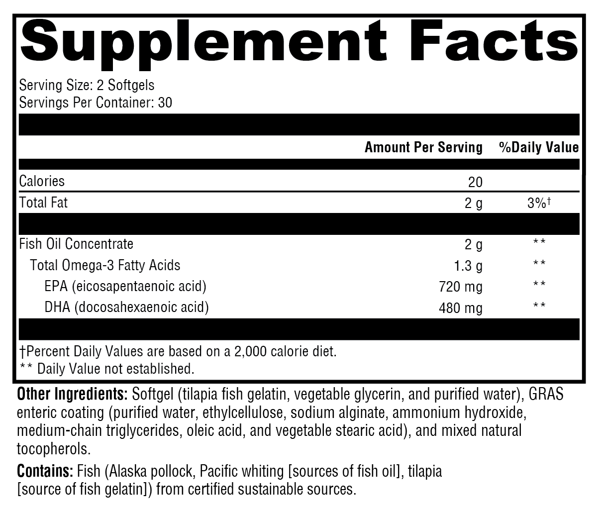 OmegaPure 600 EC™ – Premium Fish Oil for Heart, Brain, Joint, and Metabolic Support