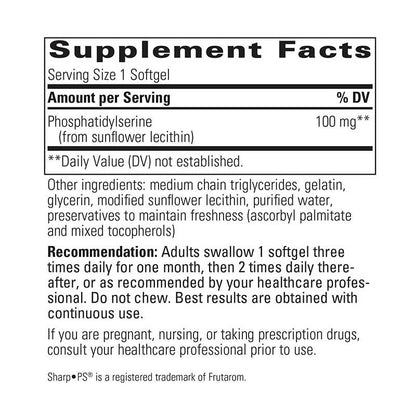 Phosphatidylserine Soy-Free - ROCK RIDGE PHARMACY