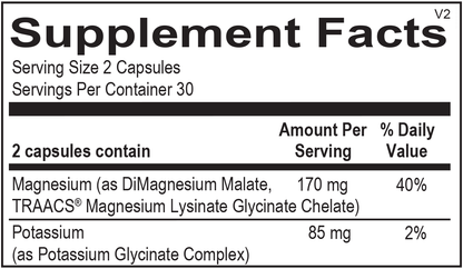 Reacted Magnesium & Potassium - Melcon's Pharmacy